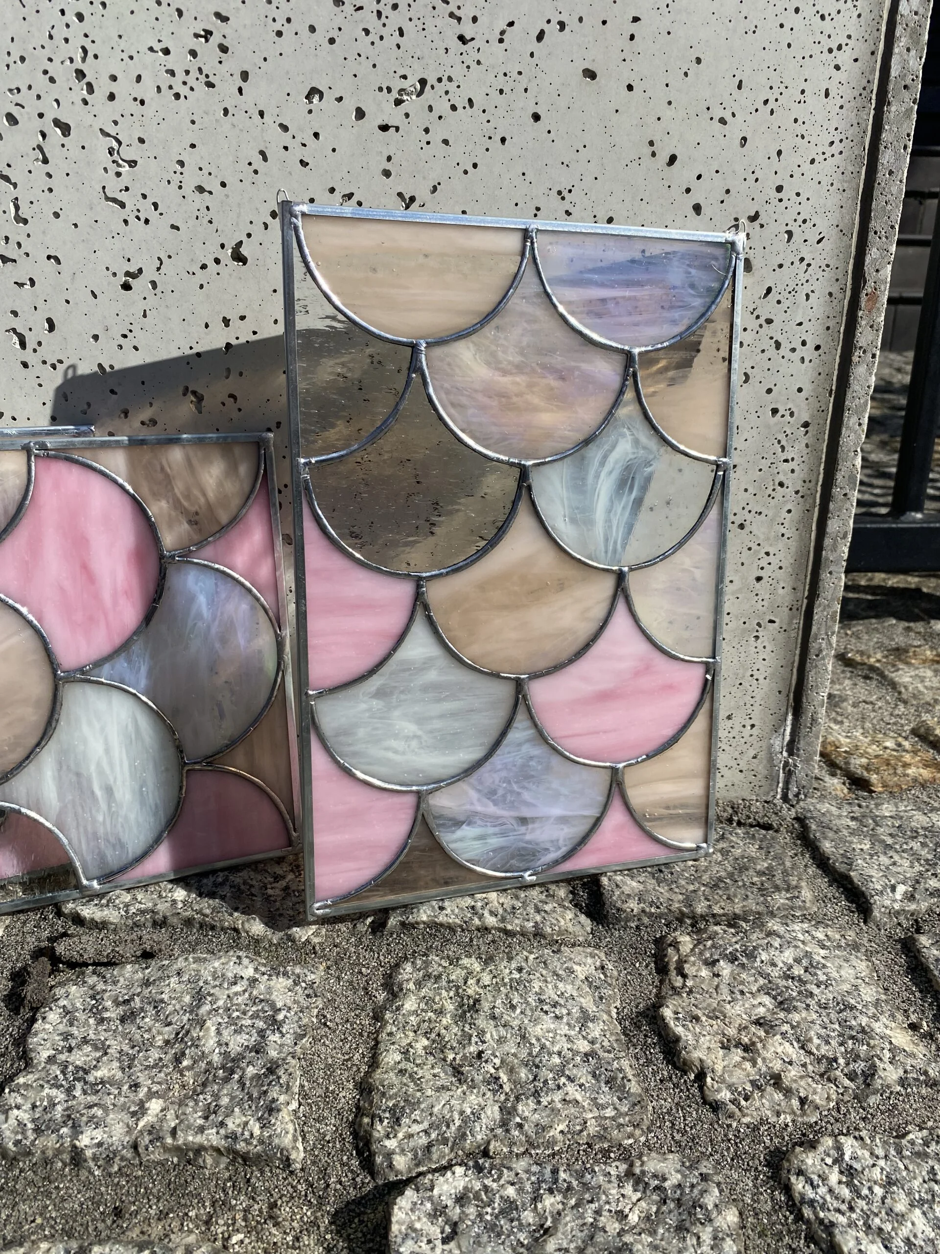 RYBKA - panel witrażowy
