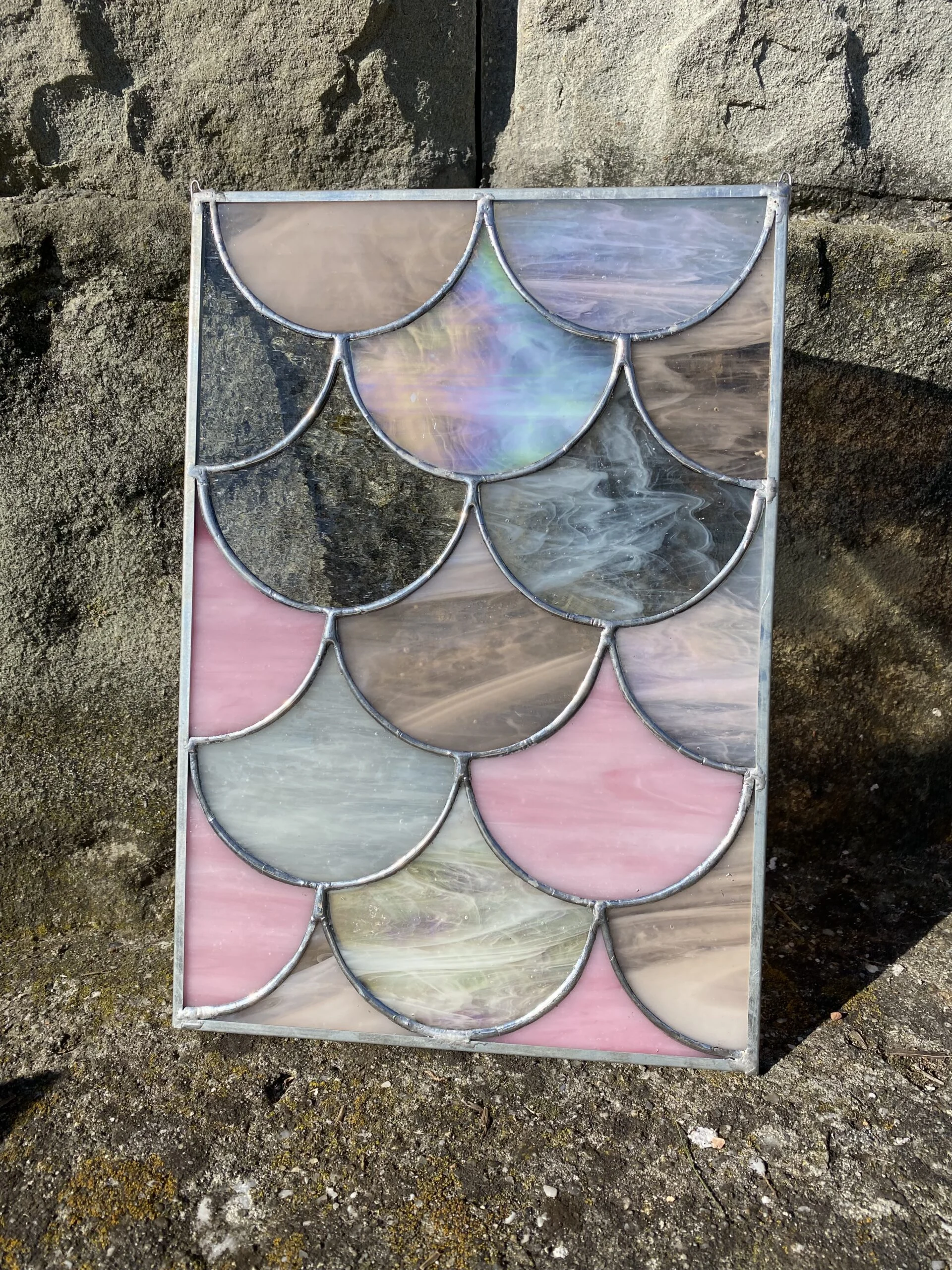 RYBKA - panel witrażowy