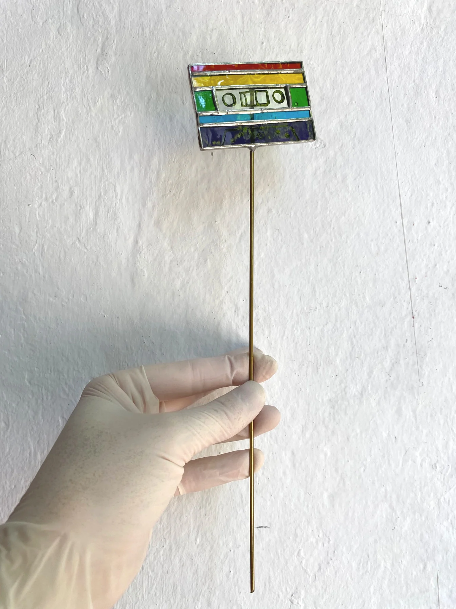 Lizak KASETA MAGNETOFONOWA - witraż